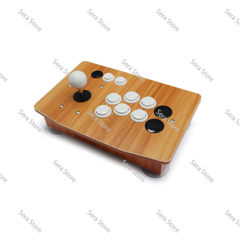 Retro Game Controller Usb - Solid Wood DIY Arcade Joystick USB