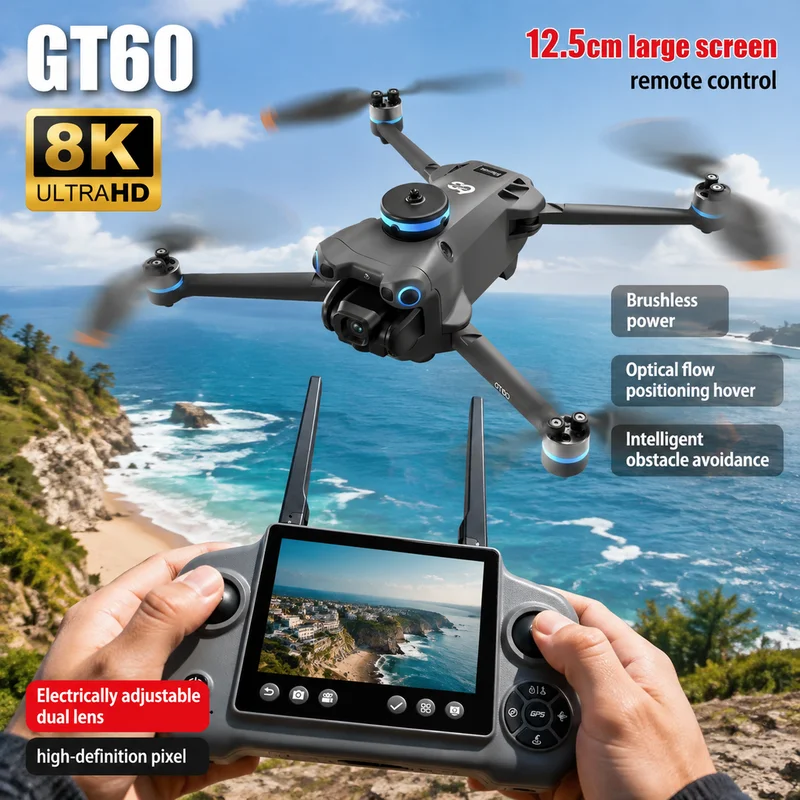 Electronics New Gadgets - NEW GT60 Mini Drone Dual Cameras