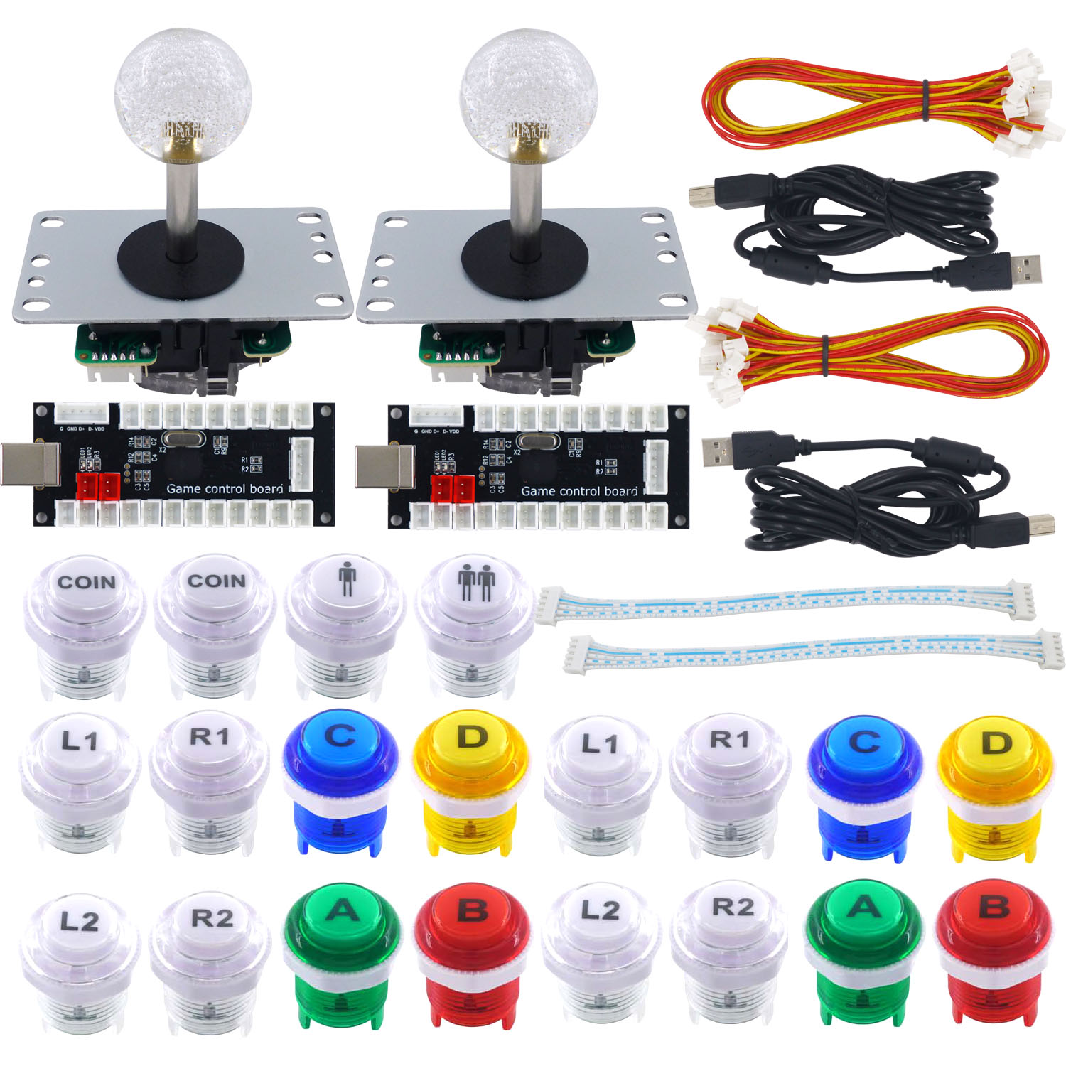 Retro Game Controller Usb - SJ@JX Arcade Game DIY Controller Cherry