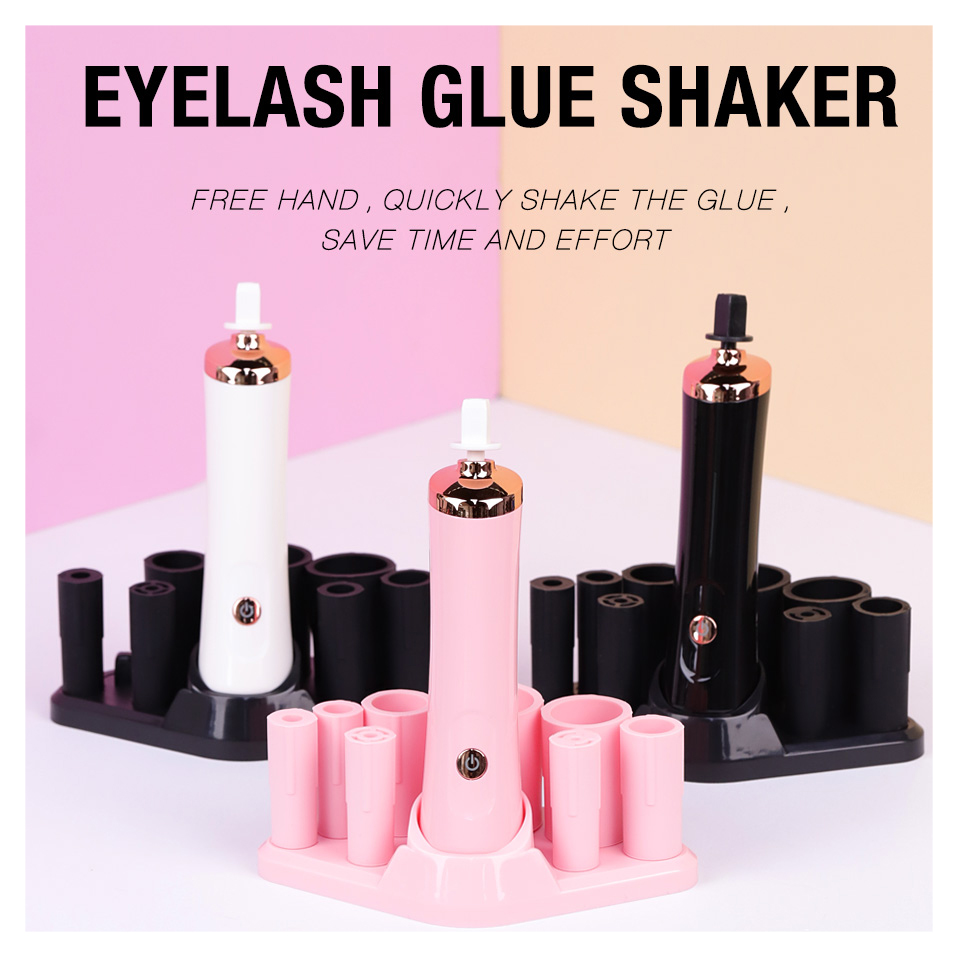 Digital Alarm Clock - Usb Recharge Eyelash Glue Shaker Electric