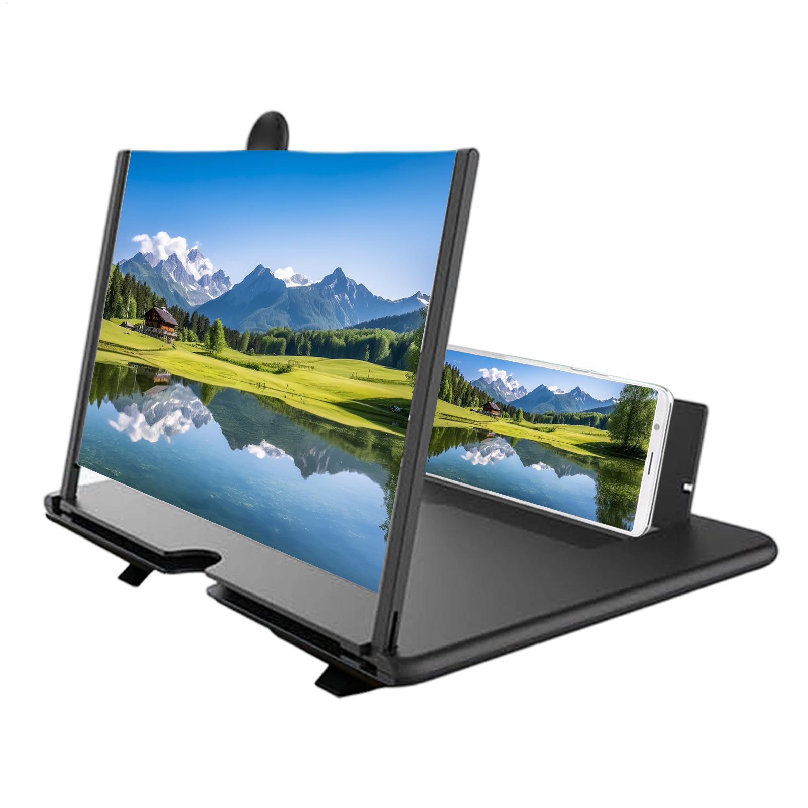 Digital Magnifier Reading - 3D HD Phone Screen Amplifier Folding