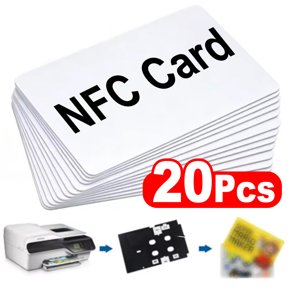 Nfc Tag Programmable - 2-20Pcs Ntag216 Ntag215 Ntag213 Blank NFC