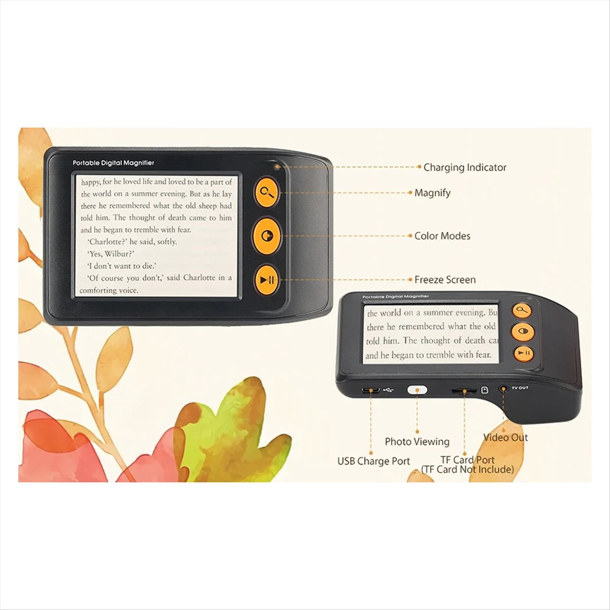 ABGN Digital Video Magnifier f - огляд і ціна Digital Magnifier Reading