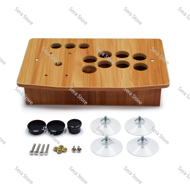 Solid Wood DIY Arcade Joystick - огляд і ціна Retro Game Controller Usb