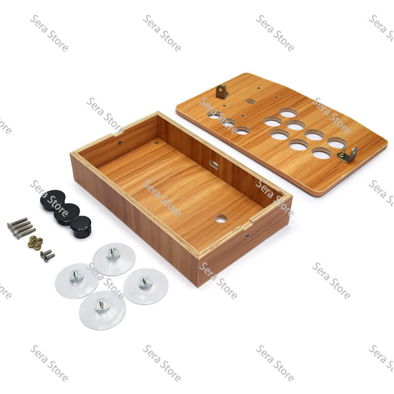Solid Wood DIY Arcade Joystick - огляд і ціна Retro Game Controller Usb