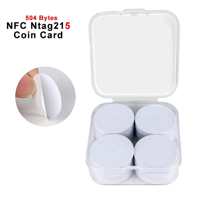 20pcs 50pcs 13.56MHz Ntag215 N - огляд і ціна Nfc Tag Programmable