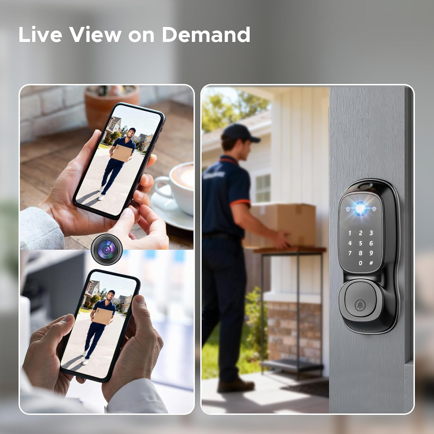 Tuya Wifi Smart Door Lock ‎Cam - огляд і ціна Electronics & Gadgets Charging Gocable 8 In 1 Edc 100W Cable