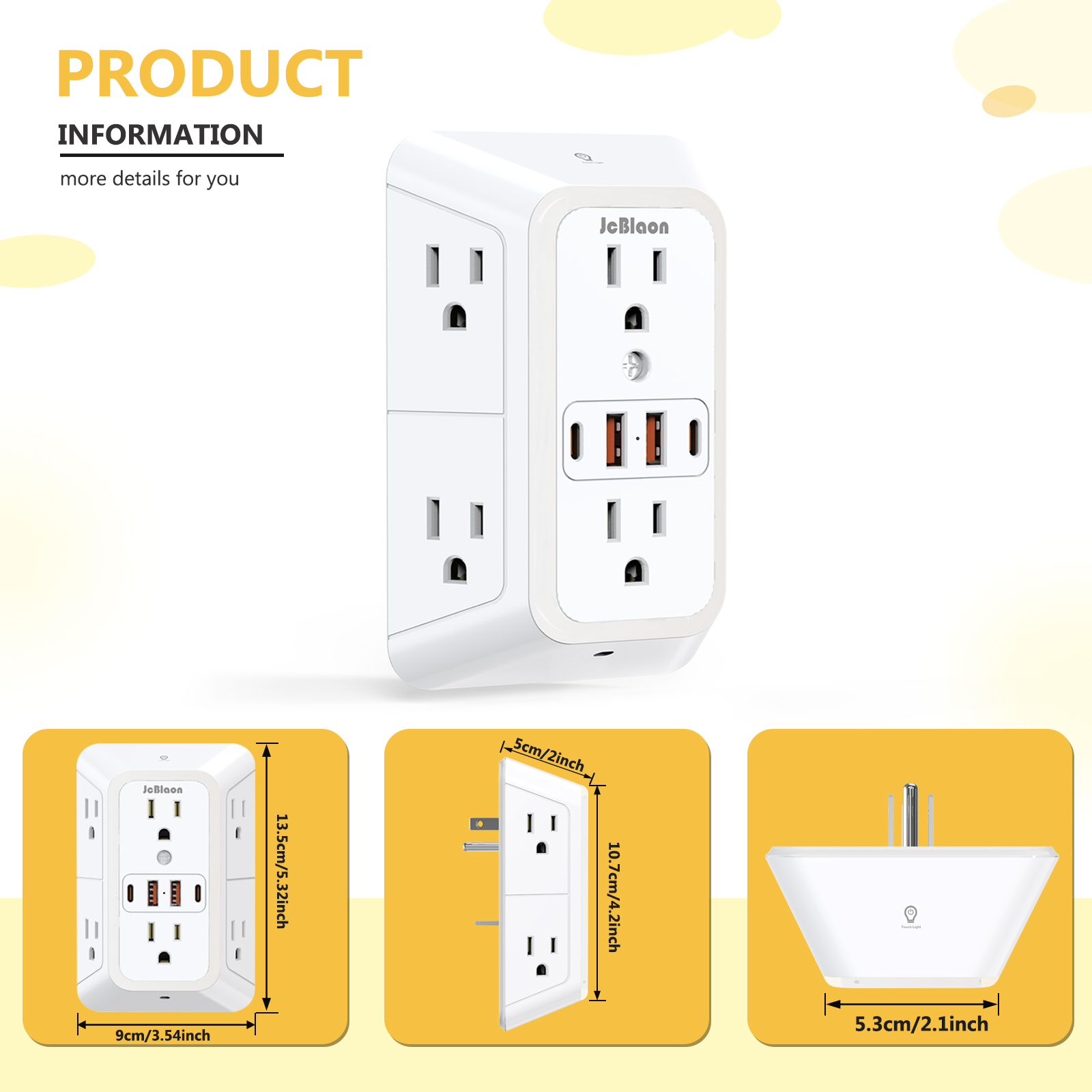 Multi Socket US Wall Socket wi - огляд і ціна Electronics Gadgets For Home
