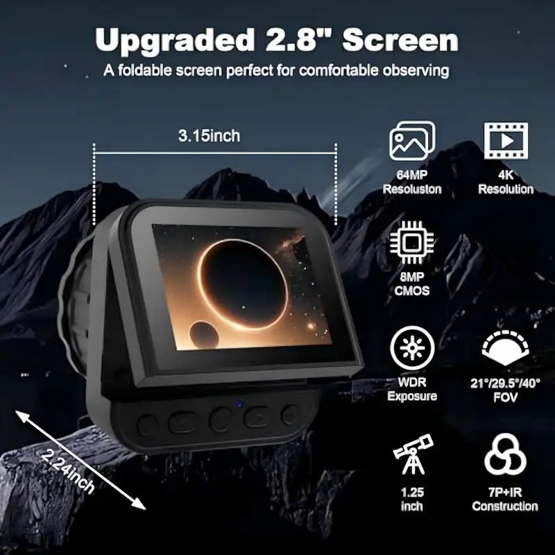 64MP 2.8‘’ Screen 4K Electroni - огляд і ціна Electronics & Gadgets Charging Gocable 8 In 1 Edc 100W Cable