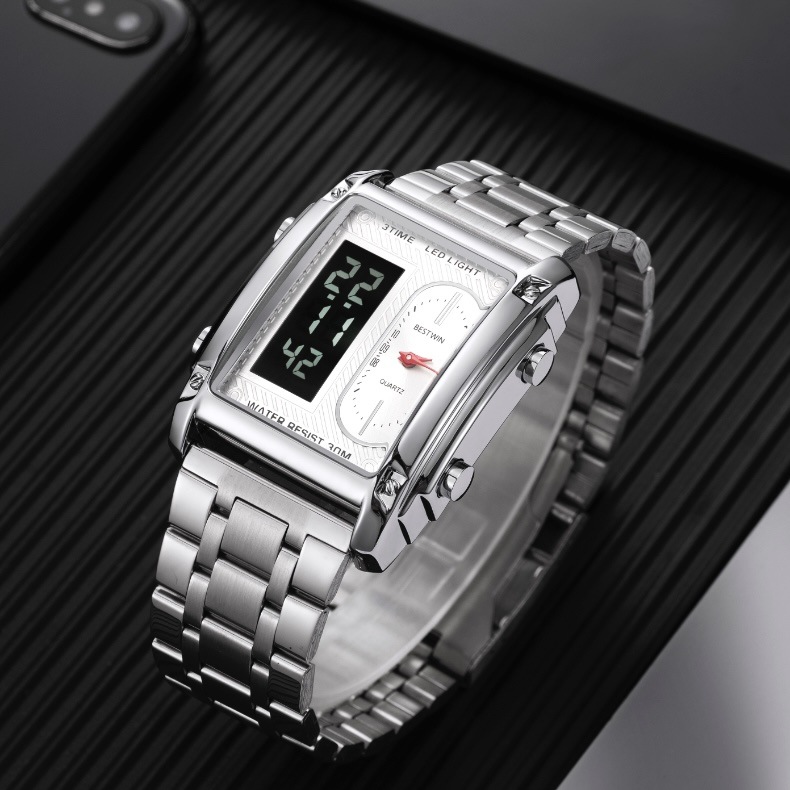 Two Time Zones Men's Digital S - огляд і ціна Digital Alarm Clock