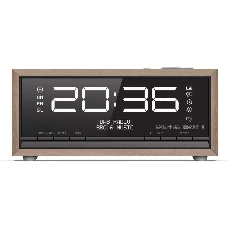 Retro Wooden Bluetooth 5.0 Clo - огляд і ціна Digital Alarm Clock