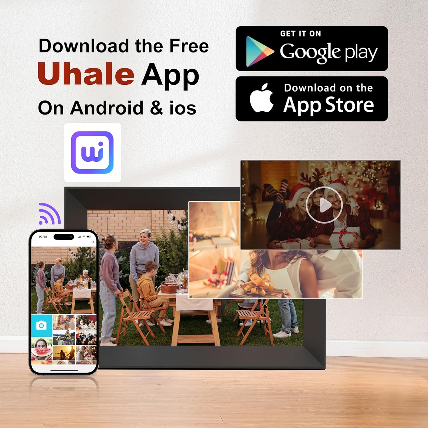 15.6 Inch Large Smart Digital  - огляд і ціна Digital Photo Frame Wifi