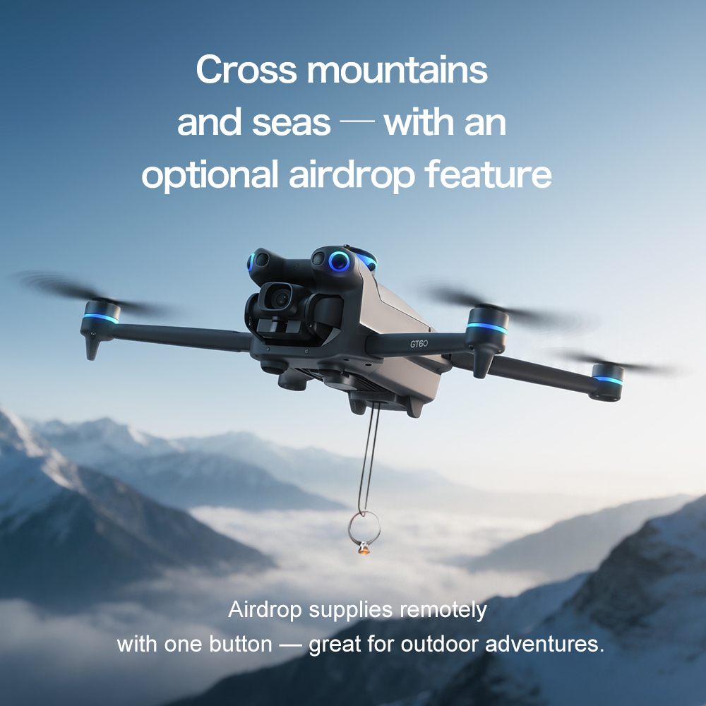 NEW GT60 Mini Drone Dual Camer - огляд і ціна Electronics New Gadgets