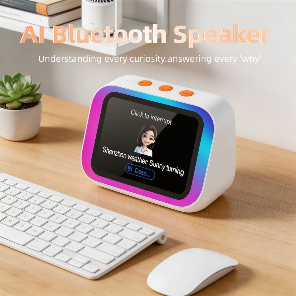 AI Bluetooth Speaker 5.4 AI vo - огляд і ціна Digital Alarm Clock