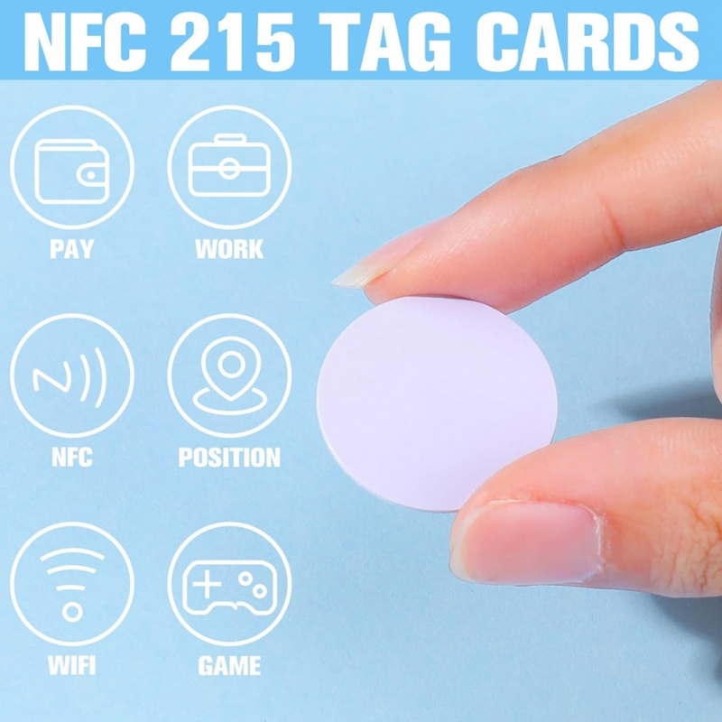 25mm NTAG215 NFC Adhesive Stic - огляд і ціна Nfc Tag Programmable
