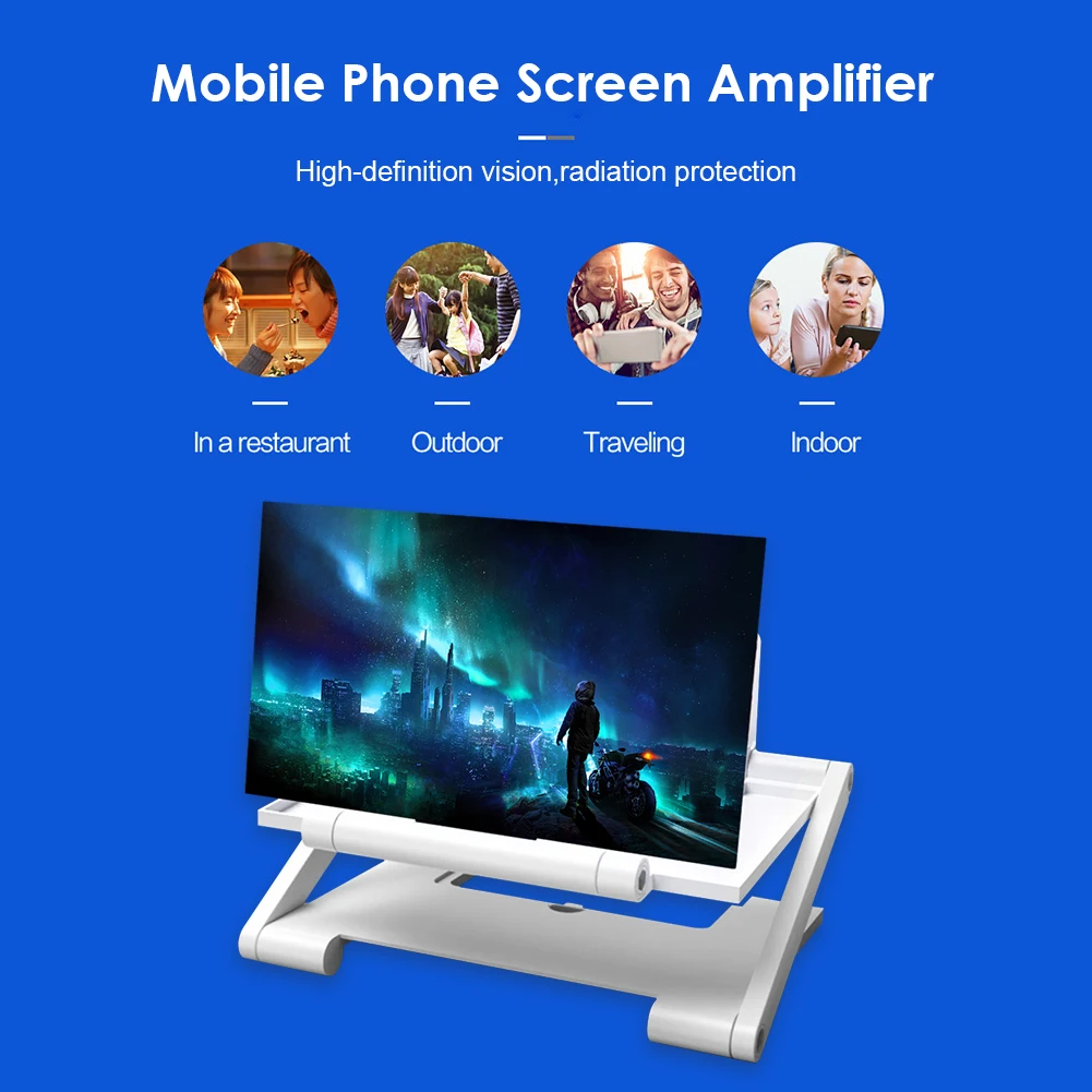 14'' 3D HD Cell Phone Screen A - огляд і ціна Digital Magnifier Reading