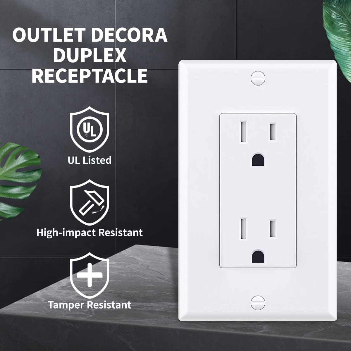 49 Pack Decorator Receptacle O - огляд і ціна Electronics Gadgets For Home